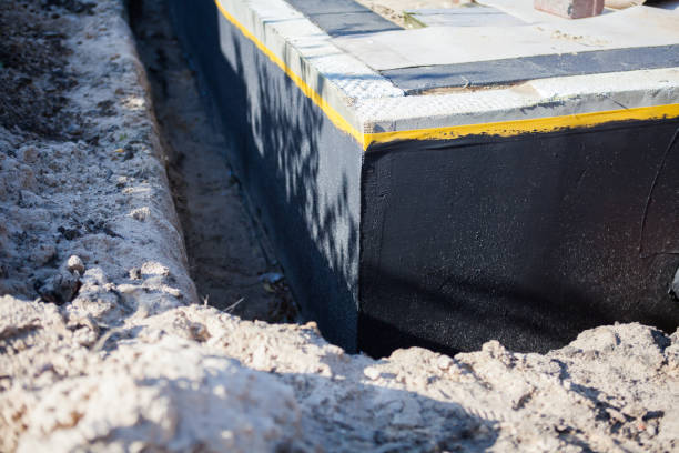 Professional Exterior Waterproofing technician working in Lambertville, MI